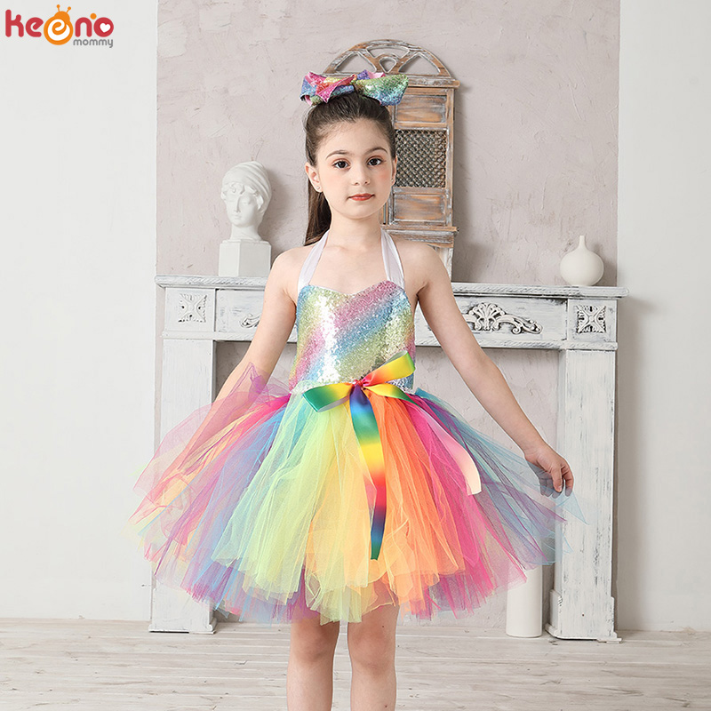Glitter Tablecloth - Regenbogen Pailletten Mädchen Prinzessin Tutu Kleid