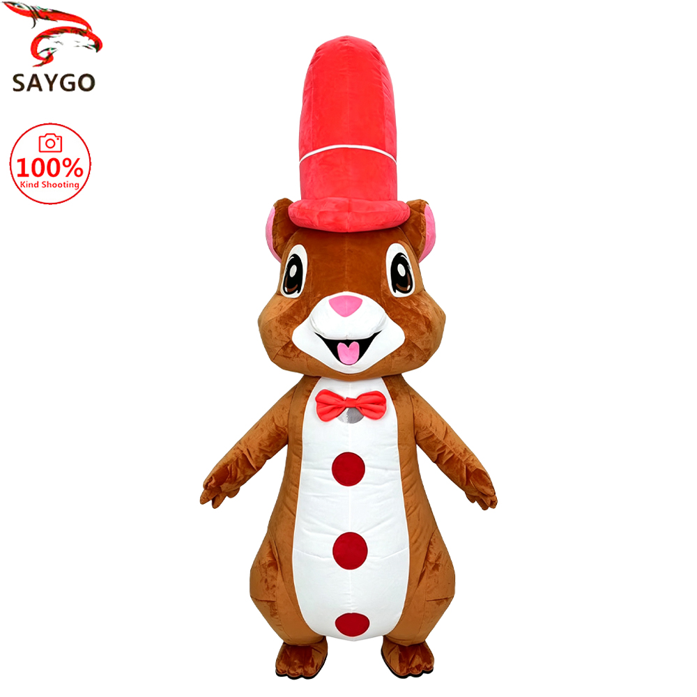 SAYGO Roter Eichhörnchen-Aufbl – Event & Party Supply Photos Bewertung und Preis