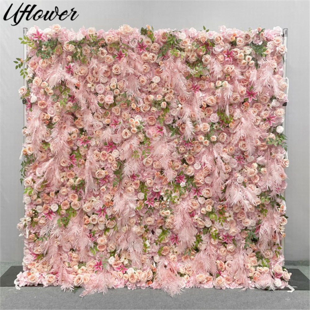 Uflower 5D rosa Rose Stoff Blu – Flower Wall Panel Bewertung und Preis