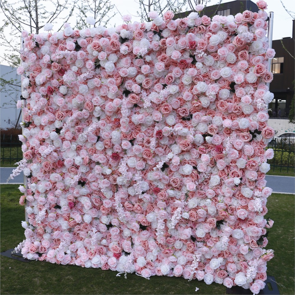 Uflower 5D Rosa-Weiß Rosenstof – Flower Wall Panel Bewertung und Preis