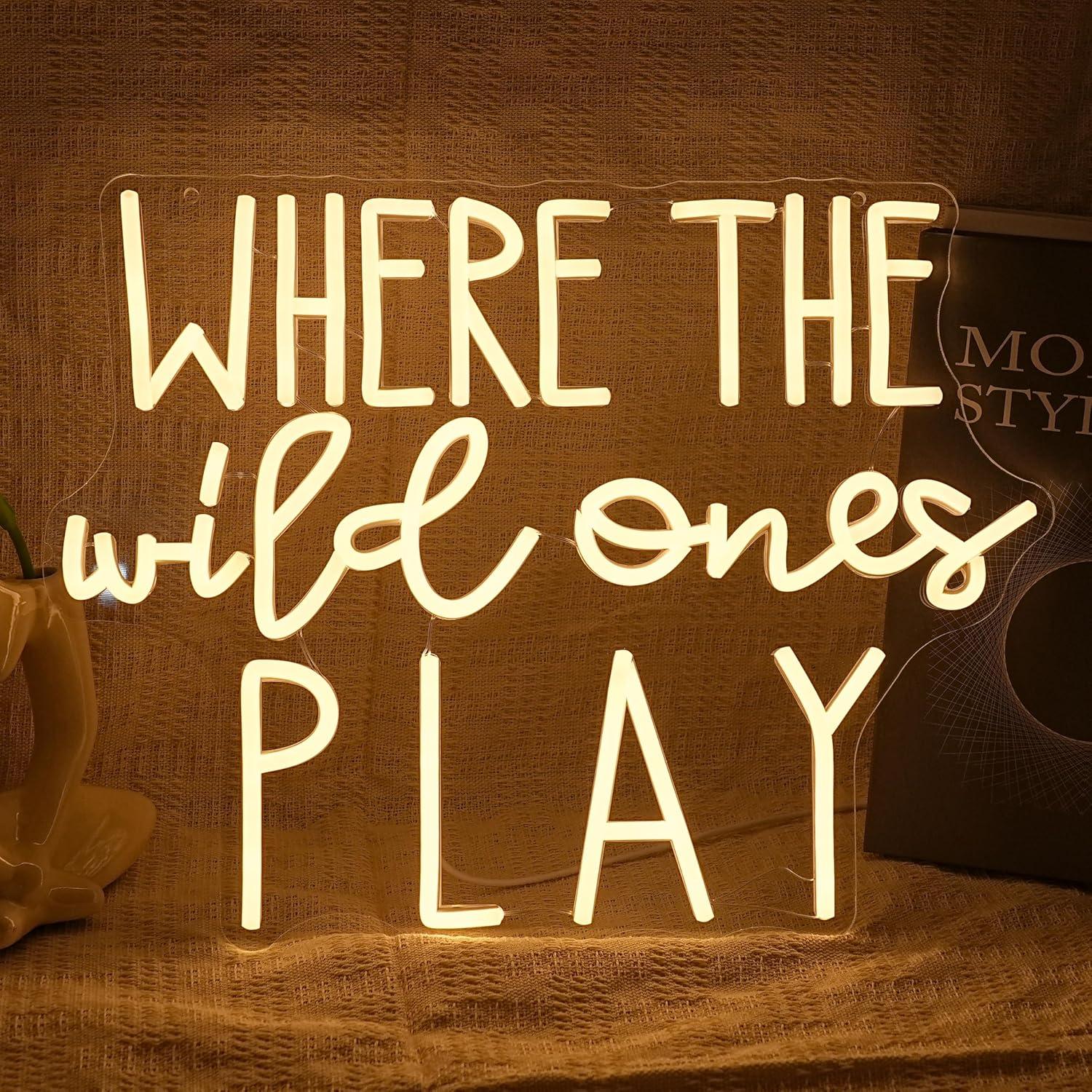 „Where the Wild Ones Play“-Neo – Neon Sign Party Bewertung und Preis