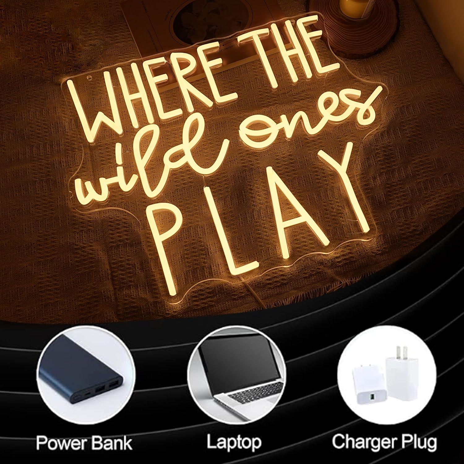 „Where the Wild Ones Play“-Neo – Neon Sign Party Bewertung und Preis
