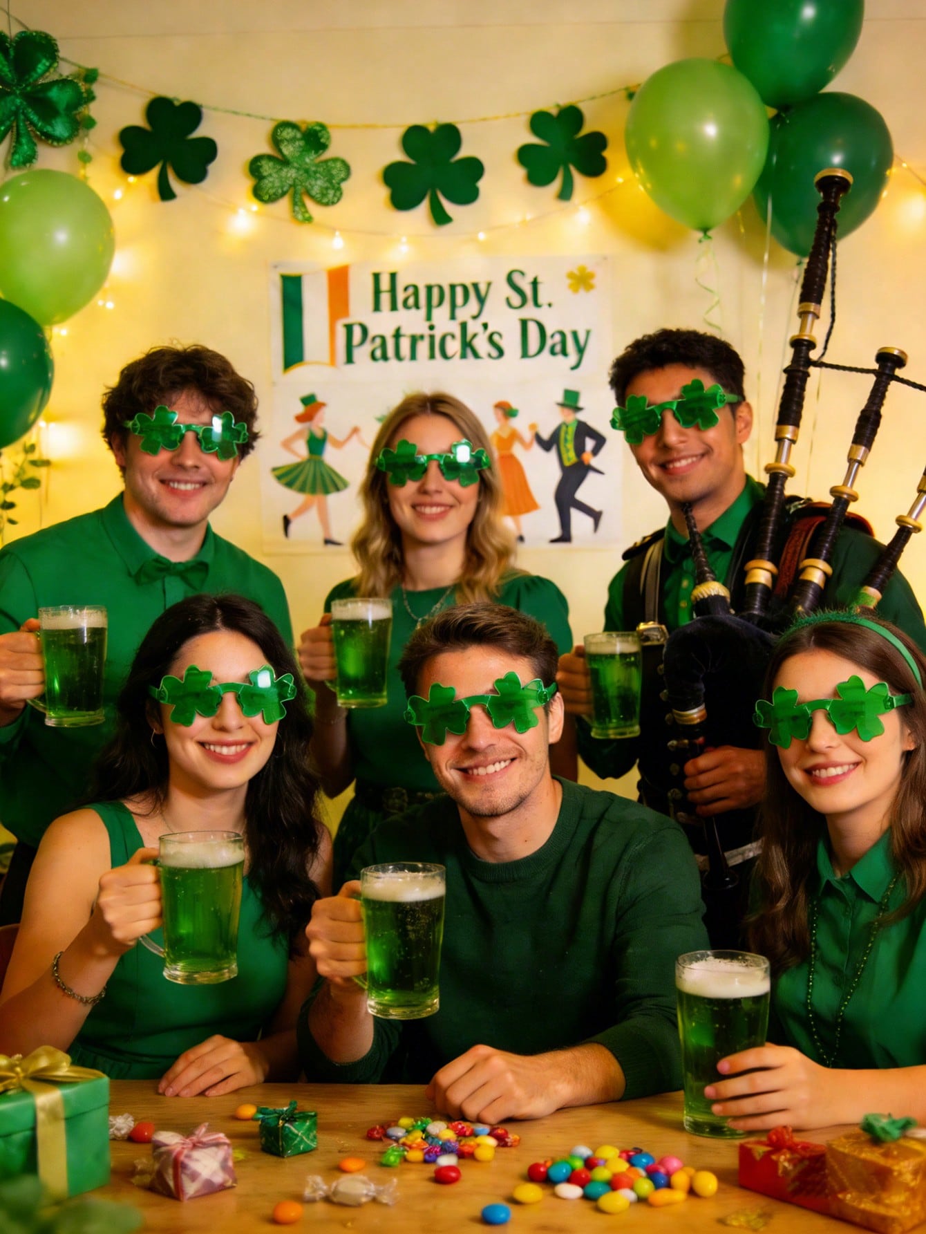12/6/1 Paar St. Patrick's Day  – Event & Party Supply Photos Bewertung und Preis